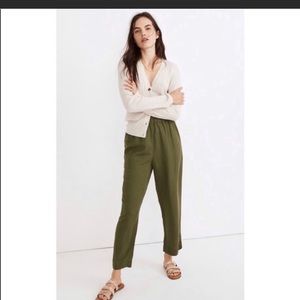 Madewell Huston Tapered linen pull-on pants